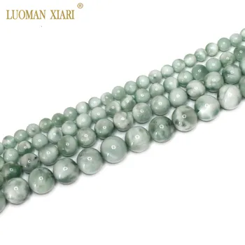 Fine AAA 100% Natural Green Angelite Round Gemstone Beads For Jewelry Making DIY Bracelet Necklace Earrings 4/6/8/10/12MM
Fine AAA 100% Natural Green Angelite Round Gemstone Beads For Jewelry Making DIY Bracelet Necklace Earrings 4/6/8/10/12MM