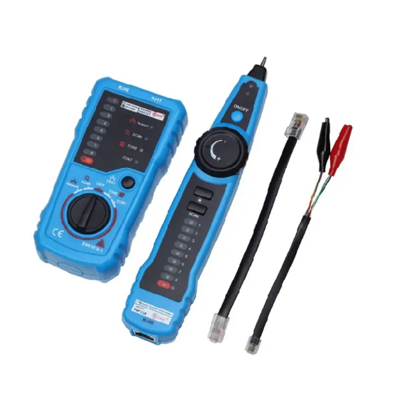 Cat5 Cat6 Wire Tracker LAN Tester RJ11 Telephone Line RJ45 Ethernet Network Cable Detector for Collation Continuity Checking
Cat5 Cat6 Wire Tracker LAN Tester RJ11 Telephone Line RJ45 Ethernet Network Cable Detector for Collation Continuity Checking