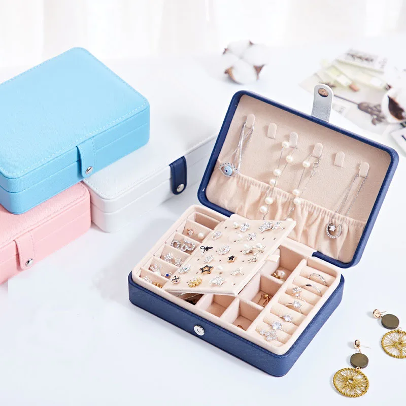 HOT Universal Jewelry Organizer Display Travel Jewelry Case Boxes Portable Jewelry Box Button Leather Jewelers Storage
HOT Universal Jewelry Organizer Display Travel Jewelry Case Boxes Portable Jewelry Box Button Leather Jewelers Storage