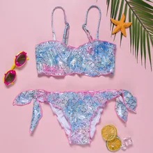 2021 Colorful Mermaid Girls Split Swimwear Kids Set European and American Two-Piece Swimsuit Polyester Baby Children's Swim Suit
2021 Colorful Mermaid Girls Split Swimwear Kids Set European and American Two-Piece Swimsuit Polyester Baby Children's Swim Suit
