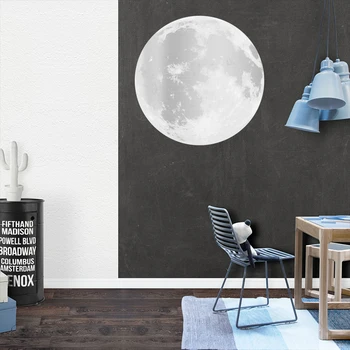 40cm Luminous Moon 3D Wall Sticker Round Glow In The Dark Wall Decal Removable Art Sticker For Bedroom(Silver-Blue Light)
40cm Luminous Moon 3D Wall Sticker Round Glow In The Dark Wall Decal Removable Art Sticker For Bedroom(Silver-Blue Light)
