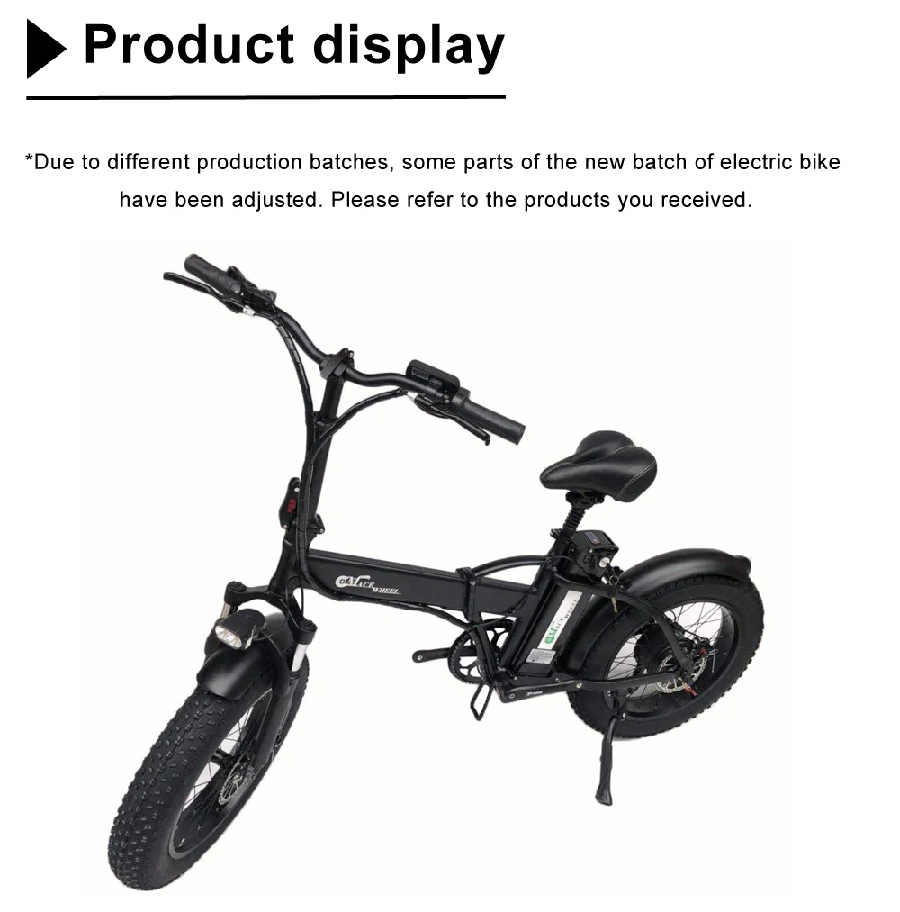 Excellent electric bicyc 20inch Electric snow car bicycle 48V15AH lithium battery hidden in frame500W high speed motor fold elect 10