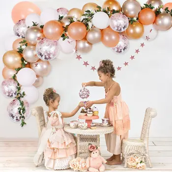 Rose Gold Confetti Balloons Garland kit 1st Birthday Party Decoration Kids Oh Baby Shower Boy Girl Decoration Latex Baloon Chain
Rose Gold Confetti Balloons Garland kit 1st Birthday Party Decoration Kids Oh Baby Shower Boy Girl Decoration Latex Baloon Chain