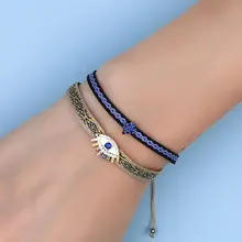 KELITCH Handmade New 2022 Bracelet Women Rope Chain Adjustable Eyes Charm Cotton Bracelets For Girls Jewelry 
KELITCH Handmade New 2022 Bracelet Women Rope Chain Adjustable Eyes Charm Cotton Bracelets For Girls Jewelry