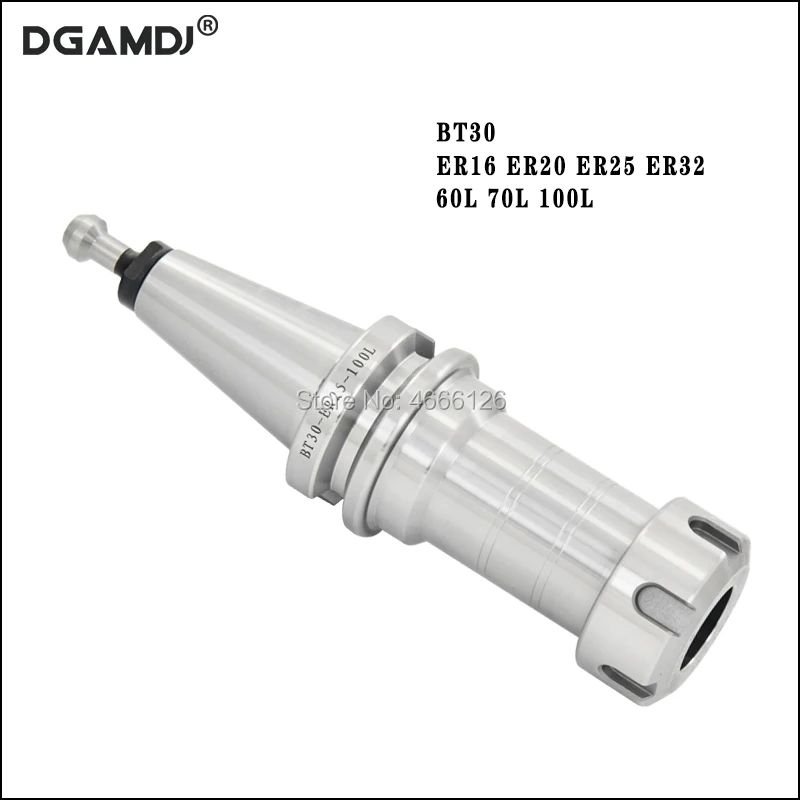 Free shipping BT30 ER16 ER20 ER25 ER32 60 70 100L milling cutter chuck CNC machining center spindle tool holder Accuracy 0.002mm
Free shipping BT30 ER16 ER20 ER25 ER32 60 70 100L milling cutter chuck CNC machining center spindle tool holder Accuracy 0.002mm