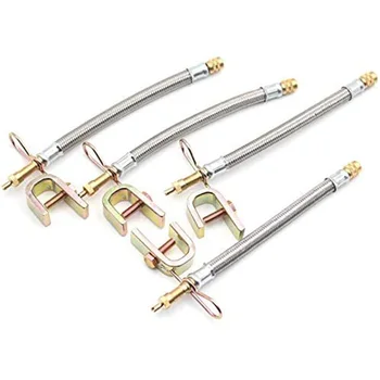 4Pcs 12 Inch Flexible Valve Stem Extenders Stainless Steel Tyre Tire Valve Stem Extension Adaptors Car Truck Trailer 
4Pcs 12 Inch Flexible Valve Stem Extenders Stainless Steel Tyre Tire Valve Stem Extension Adaptors Car Truck Trailer