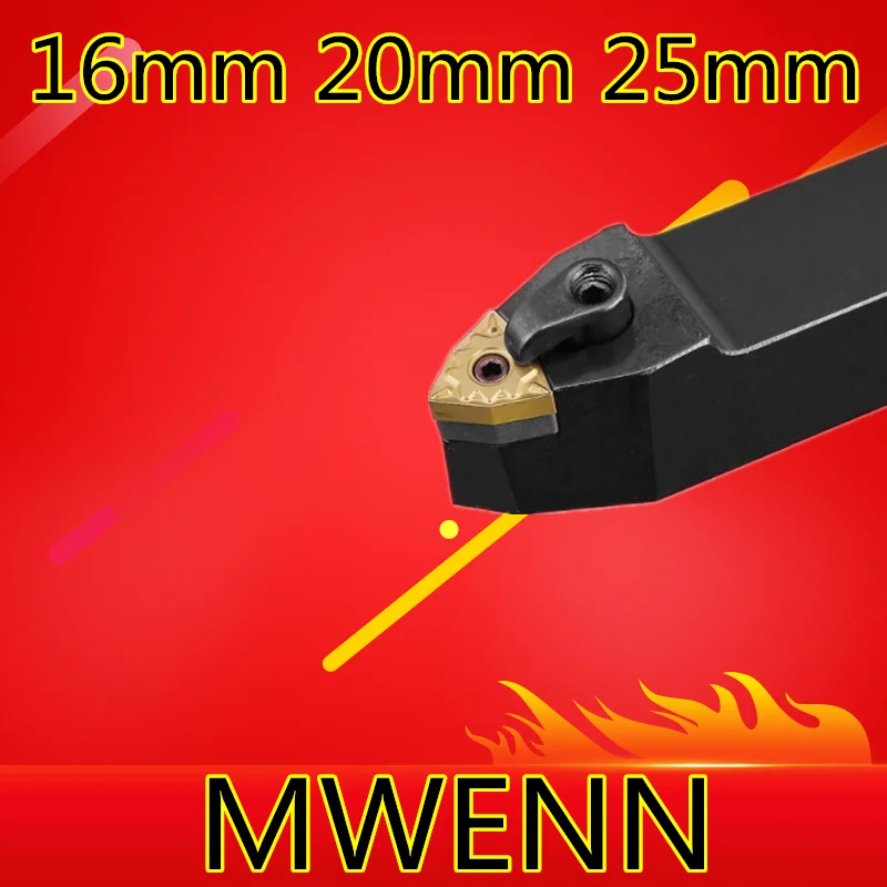 1PCS MWENN1616H08 MWENN2020K08 MWENN2525M08 MWENN CNC Lathe Cutting Tools External Turning Tool Holder
1PCS MWENN1616H08 MWENN2020K08 MWENN2525M08 MWENN CNC Lathe Cutting Tools External Turning Tool Holder