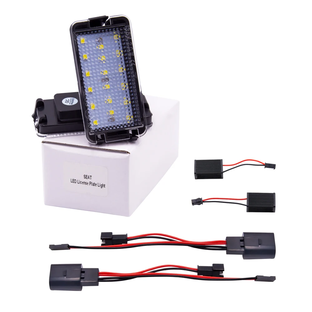 2Pcs Super Bright LED License Plate Light 2X18MD Canbus For Seat 99-05 Leon 1M 04-09 Altea Arosa Cordoba MK1 MK2 Ibiza Toledo 5P
2Pcs Super Bright LED License Plate Light 2X18MD Canbus For Seat 99-05 Leon 1M 04-09 Altea Arosa Cordoba MK1 MK2 Ibiza Toledo 5P