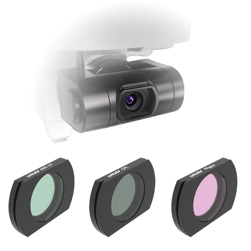 URUAV For Hubsan ZINO H117S/ZINO PRO Camera Lens Filter UV/CPL/ND4/ND8/ND16/ND32/NIGHT Combo Set Apply on RC Drone
URUAV For Hubsan ZINO H117S/ZINO PRO Camera Lens Filter UV/CPL/ND4/ND8/ND16/ND32/NIGHT Combo Set Apply on RC Drone