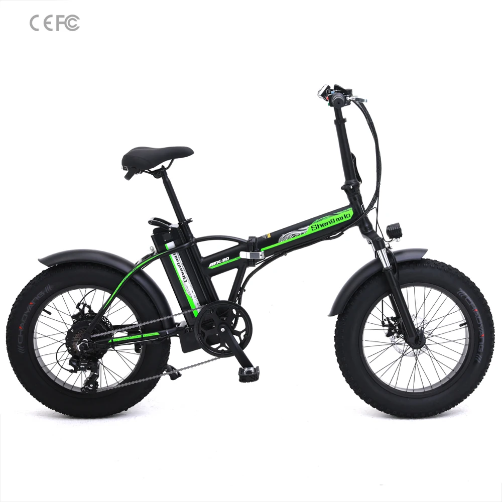 Discount Electric bicycle 20 inch electric snow bicycle e-bike 500W high speed motor e bike foldable portable electric bicycle 1