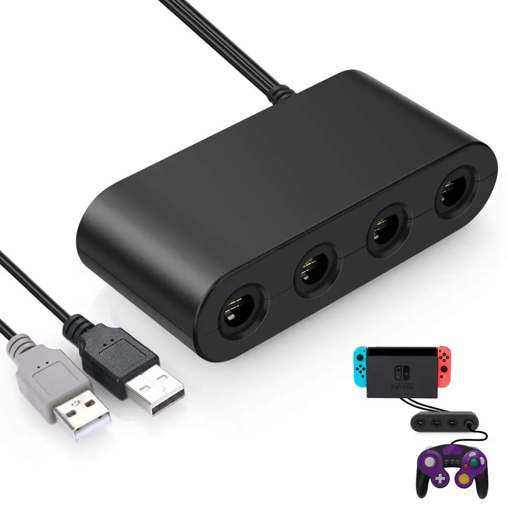 Controller Adapter. Super Smash Bros For Switch Game-cube Adapter for WII U, PC. Support Turbo and Vibration Features
Controller Adapter. Super Smash Bros For Switch Game-cube Adapter for WII U, PC. Support Turbo and Vibration Features