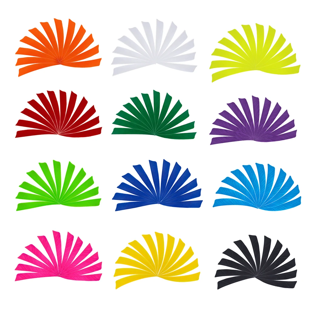 12pcs Archery Vanes 4 Inch Arrow Feathers Fletchings Men Women Outdoor Target Hunting Arrow Shaft DIY Decoration
12pcs Archery Vanes 4 Inch Arrow Feathers Fletchings Men Women Outdoor Target Hunting Arrow Shaft DIY Decoration