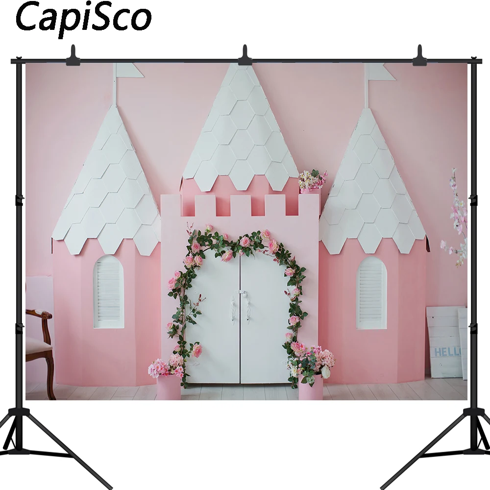 Capisco Pink Castle Backdrop Newborn Girl Portrait Photography Background Baby Shower Birthday Party Decor Banner Photo Booth
Capisco Pink Castle Backdrop Newborn Girl Portrait Photography Background Baby Shower Birthday Party Decor Banner Photo Booth