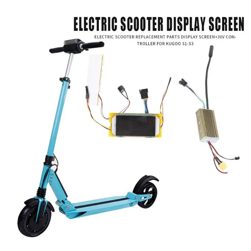Electric Scooter Display Screen + 36V Motherboard Controller Driver Skateboard Replacement Accessories for Kugoo S1 S2 S3
Electric Scooter Display Screen + 36V Motherboard Controller Driver Skateboard Replacement Accessories for Kugoo S1 S2 S3