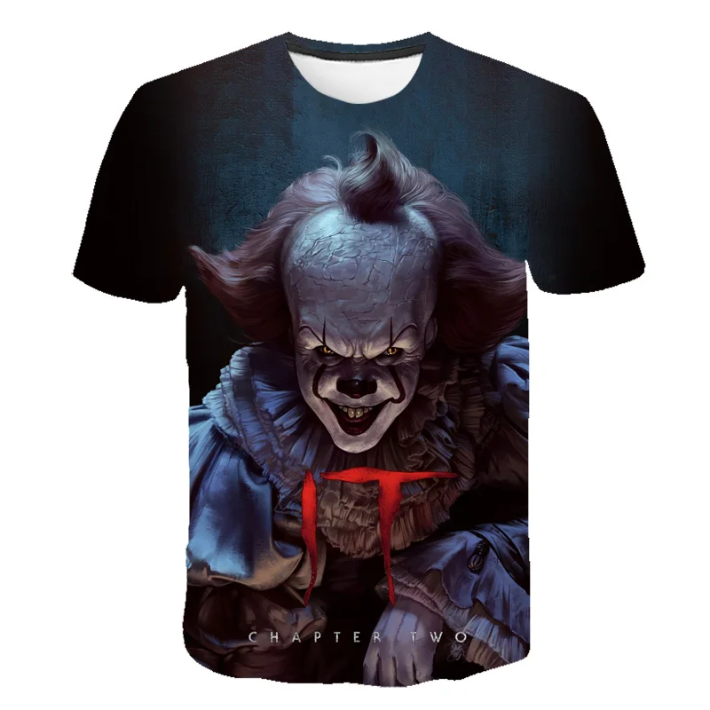 The clown returns to the spirit of rock and roll style 3d printed T-shirt size for both men and women of the summer round neck s
The clown returns to the spirit of rock and roll style 3d printed T-shirt size for both men and women of the summer round neck s