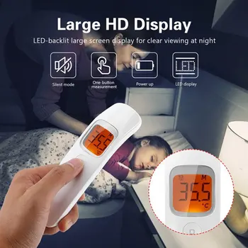 New Multi-Functional Digital Thermometer Infrared Forehead Termometro Tool Non-Contact Temperature Measurement Device
New Multi-Functional Digital Thermometer Infrared Forehead Termometro Tool Non-Contact Temperature Measurement Device
