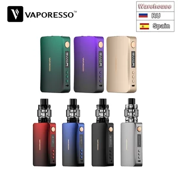 

Original Vaporesso GEN Kit 220W GEN Box Mod & 8ml SKRR S Tank vs Vaporesso GEN Box Mod Power by 18650 Battery Box Vape vs Drag 2