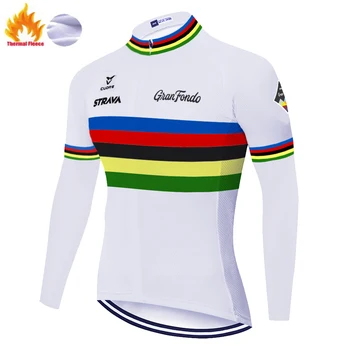 2020 team Strava cycling jersey winter Thermal Fleece maillot ciclismo invierno hombre Outdoor long sleeve Bike jersey roadbike
2020 team Strava cycling jersey winter Thermal Fleece maillot ciclismo invierno hombre Outdoor long sleeve Bike jersey roadbike