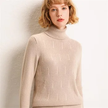 2-layer lapel Turtleneck Sweater Womens Long Sleeve Knitted Pullovers Sweaters Design Elegant Women Tops Pullovers Sweater Solid
2-layer lapel Turtleneck Sweater Womens Long Sleeve Knitted Pullovers Sweaters Design Elegant Women Tops Pullovers Sweater Solid