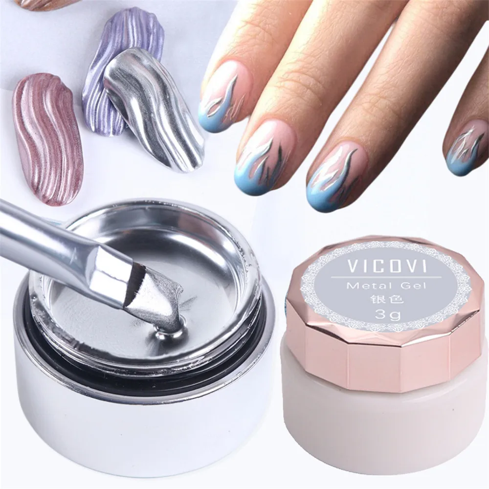 9 Colors Metal Effect Nail Gel Polish Draw Painting Stamping Nail Art Color UV LED Gel Lacquer Manicure Long Lasting Gel Varnish
9 Colors Metal Effect Nail Gel Polish Draw Painting Stamping Nail Art Color UV LED Gel Lacquer Manicure Long Lasting Gel Varnish