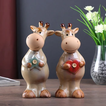 Souvenir ceramics "Cows with heart and star" set of 2 pieces 22x8x6. 5 cm 4556567
Souvenir ceramics "Cows with heart and star" set of 2 pieces 22x8x6. 5 cm 4556567