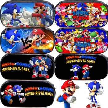 Mario Sonic Pencil Case Students Bags Children Boys Girls Pen Bag Fashion Cute Top Quality Kids Pencil Bag Back to School Gifts
Mario Sonic Pencil Case Students Bags Children Boys Girls Pen Bag Fashion Cute Top Quality Kids Pencil Bag Back to School Gifts