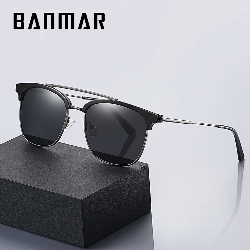 BANMAR Men Vintage Polarized Sunglasses Alloy Men's Sun Glasses Brand Male Coating Mirror Driving Eyewear UV400
BANMAR Men Vintage Polarized Sunglasses Alloy Men's Sun Glasses Brand Male Coating Mirror Driving Eyewear UV400