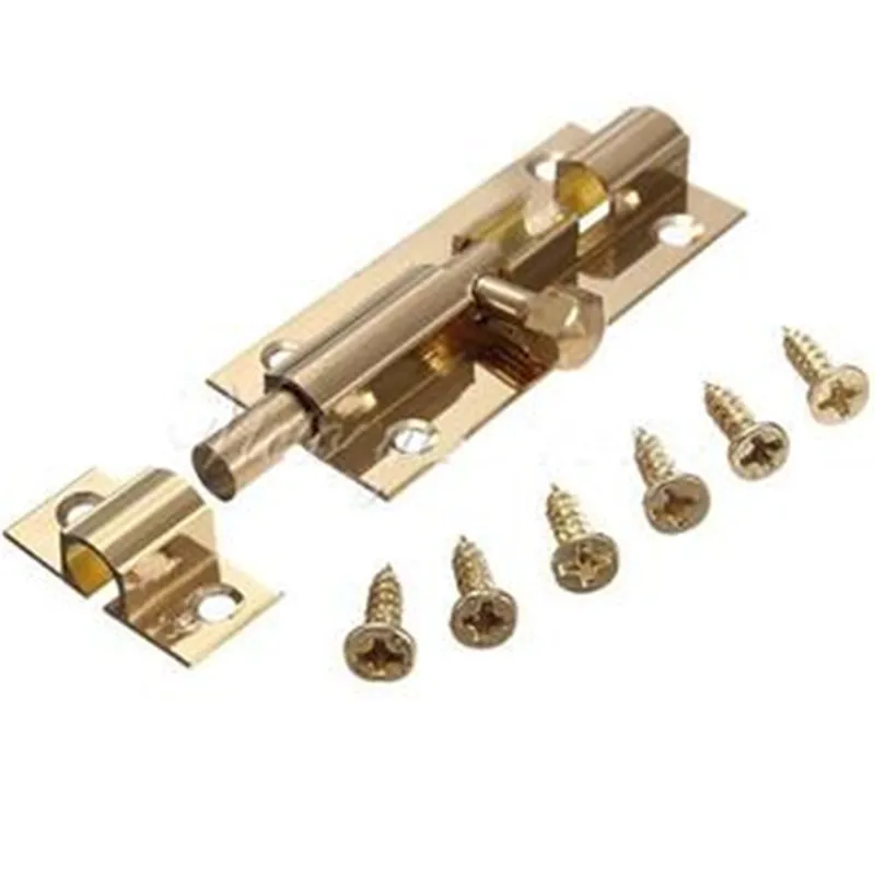 4sizes Brass Doors Slide Latch Lock Bolt Latch Barrel Home Gate Safety Hardware Screws Bathroom Latch Lock drop shipping 
4sizes Brass Doors Slide Latch Lock Bolt Latch Barrel Home Gate Safety Hardware Screws Bathroom Latch Lock drop shipping