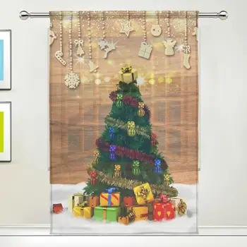 2019 Newest Christmas Tree Gift Window Tulle Curtains for Living Room White Voile Sheer Curtains for Bedroom Kids Cortina Panel
2019 Newest Christmas Tree Gift Window Tulle Curtains for Living Room White Voile Sheer Curtains for Bedroom Kids Cortina Panel