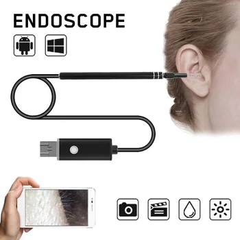 2 in1 USB 5.5mm Lens Medical Ear Nose Endoscope Camera Inspection Otoscope Endoscope Borescope for PC Windows
2 in1 USB 5.5mm Lens Medical Ear Nose Endoscope Camera Inspection Otoscope Endoscope Borescope for PC Windows