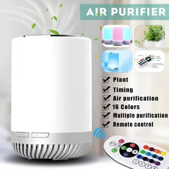 AUGIENB Portable Air Purifier Ionizer Generator Home Deodorizer Remove Sme Formaldehyde with Night Light and Remote Control
AUGIENB Portable Air Purifier Ionizer Generator Home Deodorizer Remove Sme Formaldehyde with Night Light and Remote Control