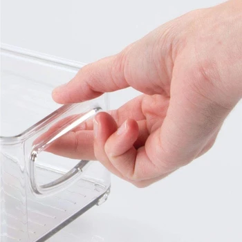 2Pcs Stackable Plastic Food Storage Bin with Handles for Kitchen Pantry, Cabinet, Refrigerator, Freezer - Organizer
2Pcs Stackable Plastic Food Storage Bin with Handles for Kitchen Pantry, Cabinet, Refrigerator, Freezer - Organizer