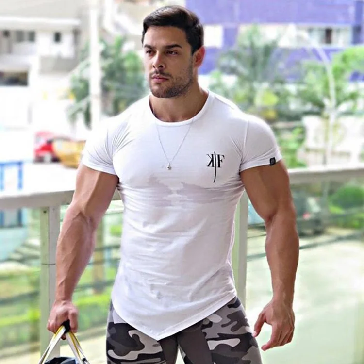 Muscle Fitness New Men's Sports T-shirt Stretch Breathable Quick-drying Exercise Running Casual Short-sleeved Casual Jogger Tops
Muscle Fitness New Men's Sports T-shirt Stretch Breathable Quick-drying Exercise Running Casual Short-sleeved Casual Jogger Tops