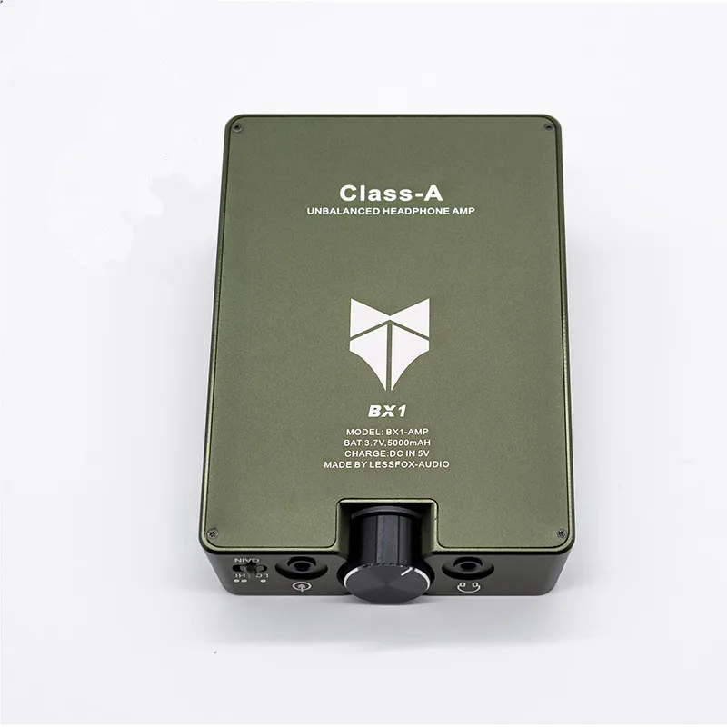 1 PCS Portable LESS BX1 full discrete single end Amplifiers output HI END headphone AMP Full earphones headphone amplifier
1 PCS Portable LESS BX1 full discrete single end Amplifiers output HI END headphone AMP Full earphones headphone amplifier