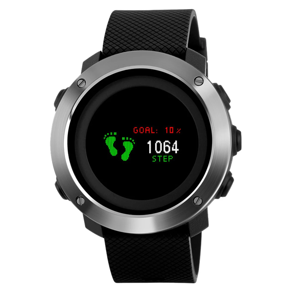 Calories Pin Buckle Electronic Alarm Clock PU Strap Calendar Digital Display Color Screen Stopwatch Sport Watch Round Dial
Calories Pin Buckle Electronic Alarm Clock PU Strap Calendar Digital Display Color Screen Stopwatch Sport Watch Round Dial