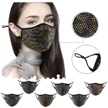 Reusable Halloween Masque Rhinestone Crystals Face Mask For Women Reusable Respirator Party Cosplay Adult Unisex Mascarilla
Reusable Halloween Masque Rhinestone Crystals Face Mask For Women Reusable Respirator Party Cosplay Adult Unisex Mascarilla