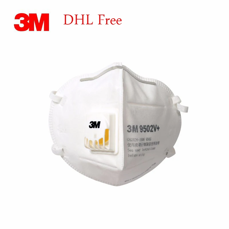 3M Face Mask FFP3 N95 9502v+ Face Mask Mouth Protective PM2.5 Protective Mask Reusable masque mascherine cubrebocas Free DHL
3M Face Mask FFP3 N95 9502v+ Face Mask Mouth Protective PM2.5 Protective Mask Reusable masque mascherine cubrebocas Free DHL