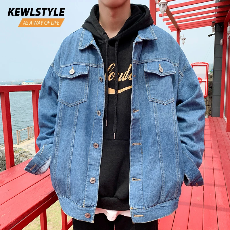 Mens denim jackets Korean clothes jean jacket men coats male hip hop streetwear 2019 high quality autumn winter outerwear JK25
Mens denim jackets Korean clothes jean jacket men coats male hip hop streetwear 2019 high quality autumn winter outerwear JK25