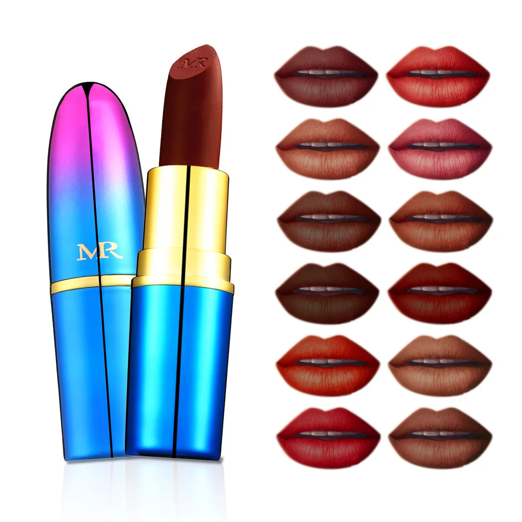 Matte Lipstick Long-Lasting Waterproof Matte Lipstick Pigmented Moisturizing labiales mate larga duracion Dropshipping YJJ2
Matte Lipstick Long-Lasting Waterproof Matte Lipstick Pigmented Moisturizing labiales mate larga duracion Dropshipping YJJ2