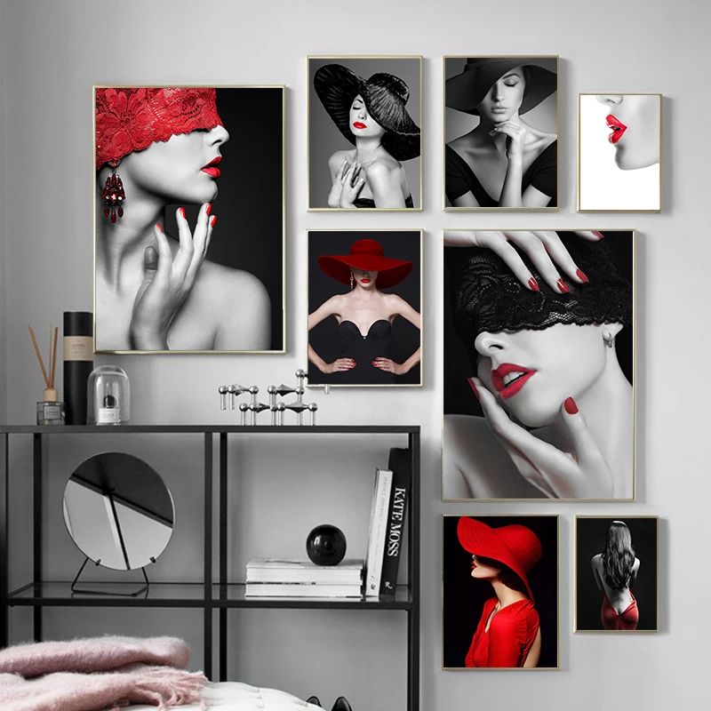 Sexy Lips Fashion Girl Canvas Art Posters and Prints Scandinavian Painting Wall Picture for Living Room Modern Home Decoration
Sexy Lips Fashion Girl Canvas Art Posters and Prints Scandinavian Painting Wall Picture for Living Room Modern Home Decoration