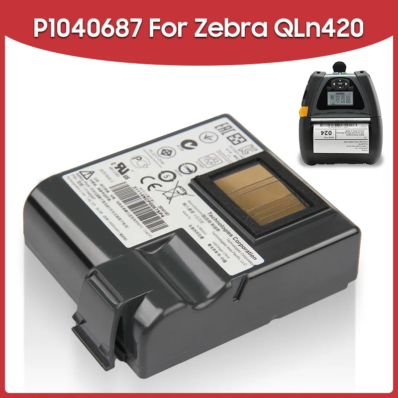 Original Replacement Battery 4900mAh P1040687 For Zebra QLN420 Mobile Printers Batteries
Original Replacement Battery 4900mAh P1040687 For Zebra QLN420 Mobile Printers Batteries