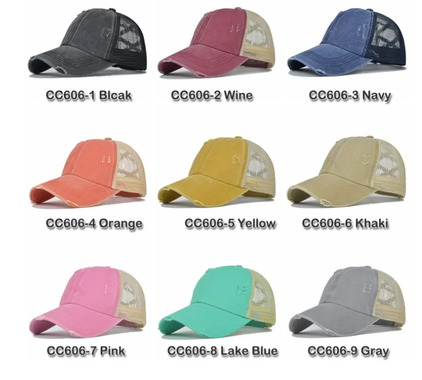 

12 Color Wholesale 100% Washed Cotton Men Baseball Cap Fitted Caps Snapback Hat For Women Casual Mesh Hats 2021