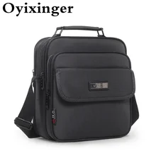 

OYIXINGER Men's Briefcase Waterproof Oxford Cloth Crossbody Bag For Men High Quality Shoulder Bag Multi-pocket Casual Nylon Pack