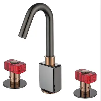 8" Widespread Three Holes Bathroom lavatory Sink Faucet Mixer tap Perfume bottle shape washbasin faucet deck mounted
8" Widespread Three Holes Bathroom lavatory Sink Faucet Mixer tap Perfume bottle shape washbasin faucet deck mounted