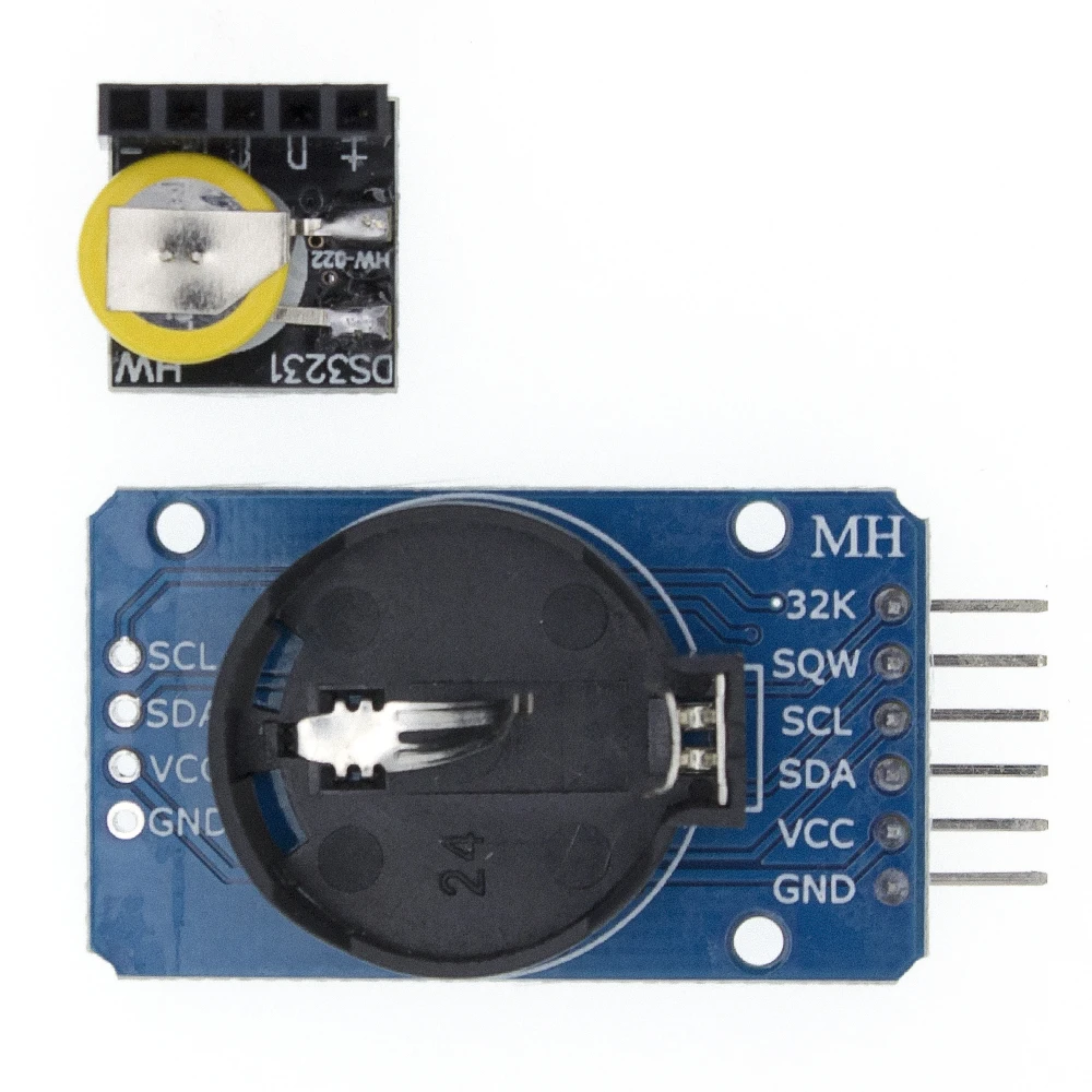 Módulo IIC DS3231 AT24C32 Módulo de reloj de precisión DS3231SN módulo de memoria en tiempo Real 3,3 V/5V para Raspberry Pi DS32
Módulo IIC DS3231 AT24C32 Módulo de reloj de precisión DS3231SN módulo de memoria en tiempo Real 3,3 V/5V para Raspberry Pi DS32