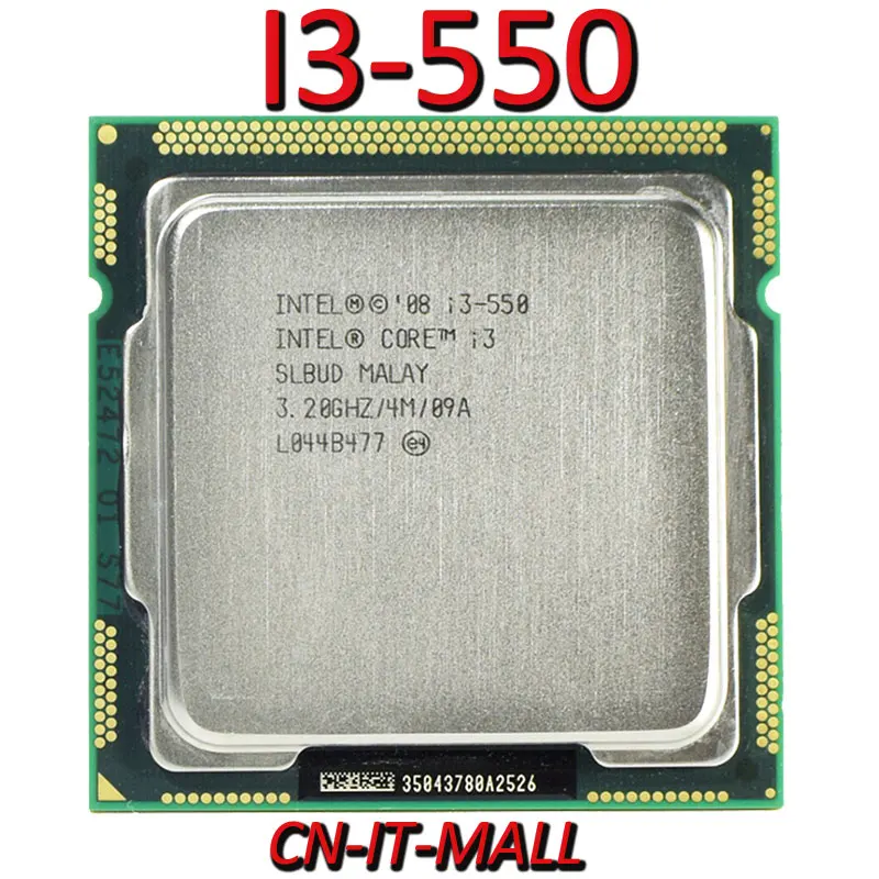 Процессор Intel Core I3-550 3 2 ГГц 4 Мб ядра потока LGA1156 | Компьютеры и офис