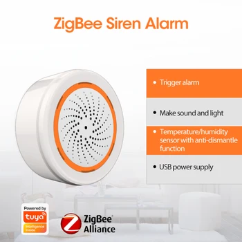 NEO Zigbee Tuya Smart Temperature Humidity Sensor Built-in Siren Alarm Sensor Work With Gateway Hub Automation Scene Smart Home
NEO Zigbee Tuya Smart Temperature Humidity Sensor Built-in Siren Alarm Sensor Work With Gateway Hub Automation Scene Smart Home