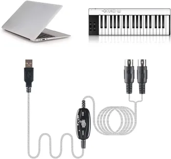 USB to Midi interface Cable MIDI Adapter Cable Cable Converter 2 in 1 Computer to Synthesizer Music Studio Keyboard Interface
USB to Midi interface Cable MIDI Adapter Cable Cable Converter 2 in 1 Computer to Synthesizer Music Studio Keyboard Interface