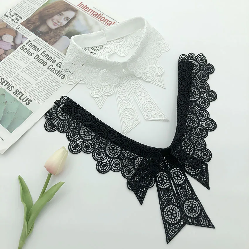 Black White Hollow Out False Fake Collar Lapel Choker Women Girls Detachable Necklace Lapel Turn Down Shirt Neck Ties
Black White Hollow Out False Fake Collar Lapel Choker Women Girls Detachable Necklace Lapel Turn Down Shirt Neck Ties