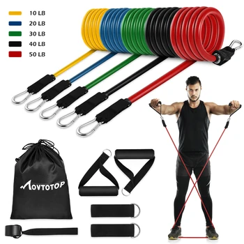 11PCS Resistance Bands Set Muscles Training Kit Workout Fitness Bands with Door Anchor Ankle Straps Foam Handles Storage Bag
11PCS Resistance Bands Set Muscles Training Kit Workout Fitness Bands with Door Anchor Ankle Straps Foam Handles Storage Bag